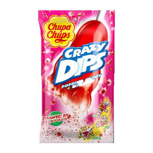 Chupa Chups Crazy Dips Strawberry